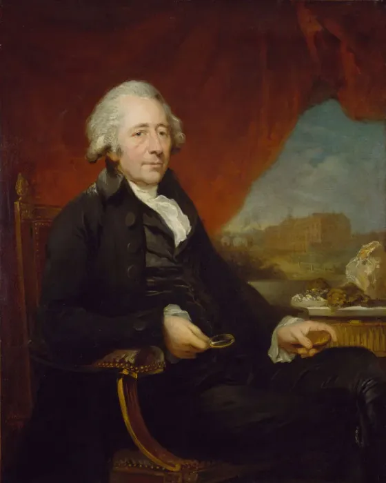 Framed Print : Portrait of Matthew Boulton (1728-1809), 1772. Creator: Carl Fredrik von Breda