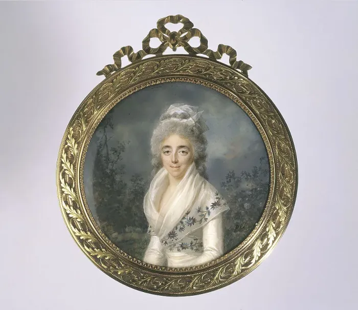 Framed Print : Portrait of a mature woman, c1790. Creator: Lie Louis Perin-Salbreux Framed Print : Portrait of a mature woman, c1790. Creator: Lie Louis Perin-Salbreux