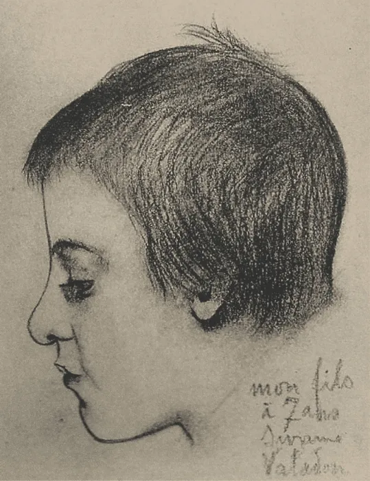 Framed Print : Portrait of Maurice Utrillo at the age of 7. (Photo reproduction by Gustave Coquiot, 1925), 1890. Creator: Valadon, Suzanne (1865-1938) Framed Print : Portrait of Maurice Utrillo at the age of 7. (Photo reproduction by Gustave Coquiot, 1925), 1890. Creator: Valadon, Suzanne (1865-1938)