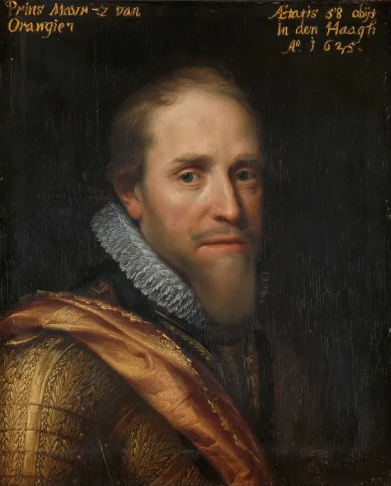 Framed Print : Portrait of Maurits (1567-1625), Prince of Orange, c.1609-c.1633. Creator: Workshop of Michiel Jansz van Mierevelt Framed Print : Portrait of Maurits (1567-1625), Prince of Orange, c.1609-c.1633. Creator: Workshop of Michiel Jansz van Mierevelt