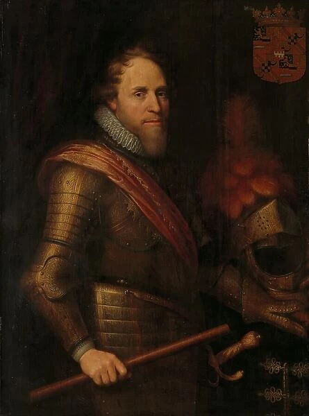 Portrait of Maurits (1567-1625), Prince of Orange, c.1607-c.1613. Creator: Workshop of Michiel Jansz van Mierevelt