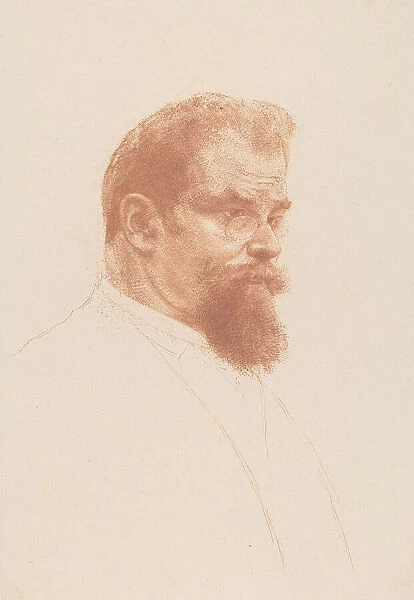 Portrait of Max Klinger, 1902. Creator: Orlik, Emil (1870-1932)