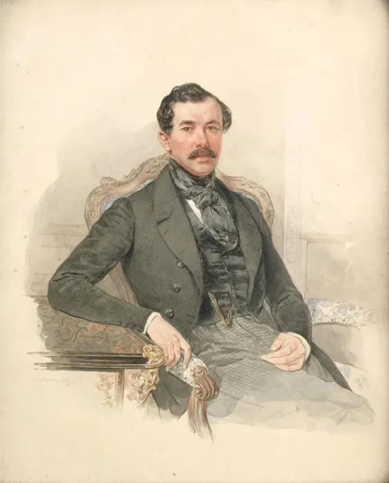 Framed Print : Portrait of Maximilian de Beauharnais, 3rd Duke of Leuchtenberg (1817-1852) Framed Print : Portrait of Maximilian de Beauharnais, 3rd Duke of Leuchtenberg (1817-1852)