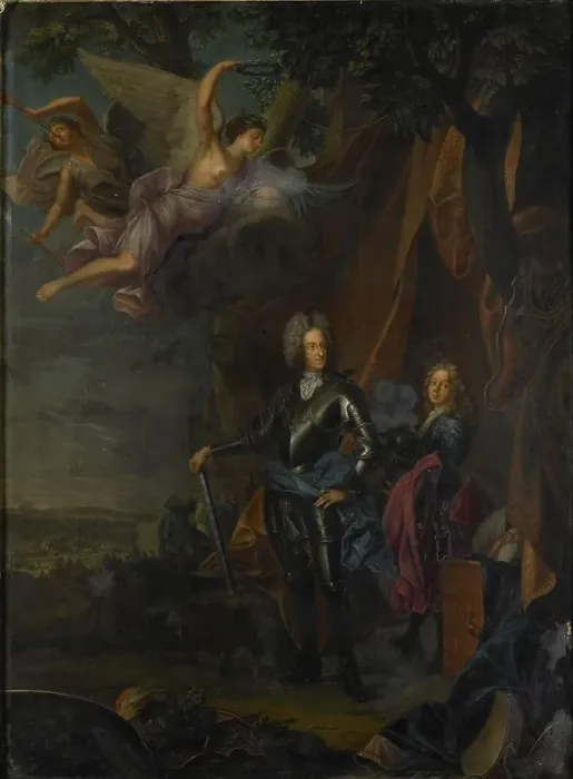 Framed Print : Portrait of Maximilian II, Elector of Bavaria, at the Battle of Mohács against the Turks, 1710-1750. Creator: Unknown Framed Print : Portrait of Maximilian II, Elector of Bavaria, at the Battle of Mohács against the Turks, 1710-1750. Creator: Unknown