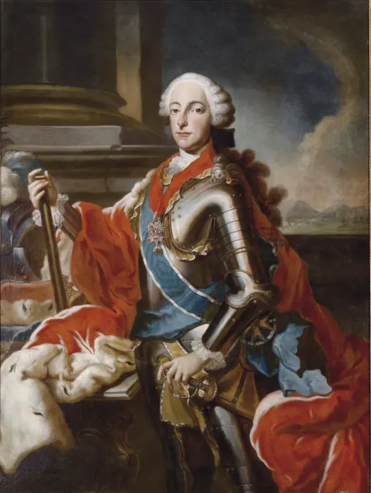 Framed Print : Portrait of Maximilian III Joseph (1727-1777), Elector of Bavaria, Mid of the 18th cen Artist: Desmarees, George (1697-1776) Framed Print : Portrait of Maximilian III Joseph (1727-1777), Elector of Bavaria, Mid of the 18th cen Artist: Desmarees, George (1697-1776)