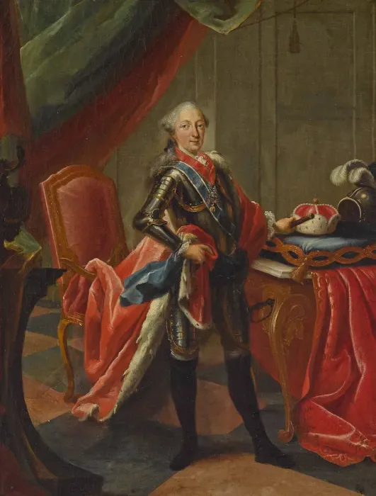 Framed Print : Portrait of Maximilian III Joseph (1727-1777), Elector of Bavaria. Creator: Horemans Framed Print : Portrait of Maximilian III Joseph (1727-1777), Elector of Bavaria. Creator: Horemans