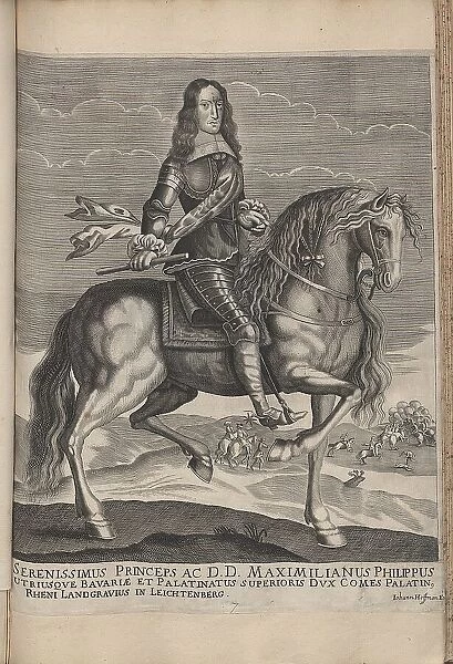 Portrait of Maximilian Philipp Hieronymus, Duke of Bavaria-Leuchtenberg (1638-1705). Creator: Anonymous
