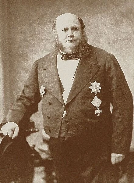 Portrait of Mayer Carl von Rothschild (1820-1886), 1886. Creator: Anonymous