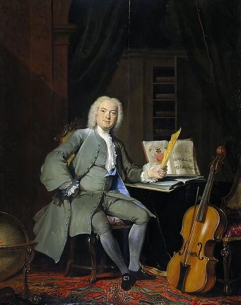 Portrait of a Member of the Van der Mersch Family, 1736. Creator: Cornelis Troost