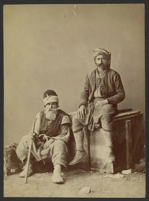 Framed Print : Portrait of two men, about 1870-1880. Creator: Unknown Framed Print : Portrait of two men, about 1870-1880. Creator: Unknown