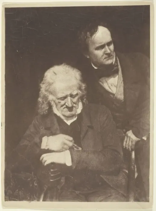 Framed Print : Portrait of Two Men (John Henning and Alexander Handyside Ritchie), c Framed Print : Portrait of Two Men (John Henning and Alexander Handyside Ritchie), c