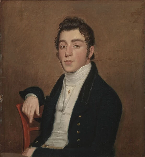 Portrait of Mendes Cohen, 1818. Creator: Joseph Wood