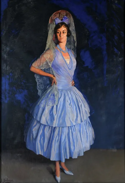 Framed Print : Portrait of Micaela Aramburu y Picardo, 1928. Creator: Zuloaga y Zabaleto, Ignacio (1870-1945) Framed Print : Portrait of Micaela Aramburu y Picardo, 1928. Creator: Zuloaga y Zabaleto, Ignacio (1870-1945)