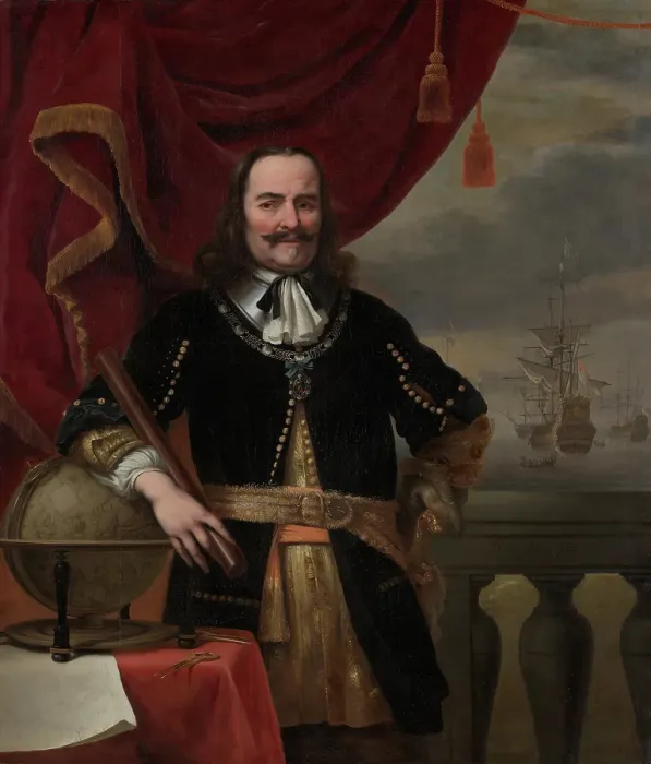 Framed Print : Portrait of Michiel de Ruyter (1607-1676), c1650s. Creator: Ferdinand Bol Framed Print : Portrait of Michiel de Ruyter (1607-1676), c1650s. Creator: Ferdinand Bol