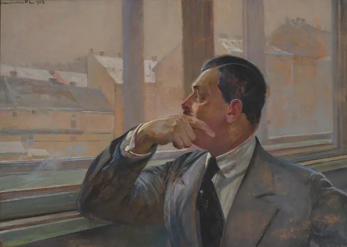 Framed Print : Portrait of Mieczyslaw Gasecki, 1923. Creator: Jacek Malczewski Framed Print : Portrait of Mieczyslaw Gasecki, 1923. Creator: Jacek Malczewski
