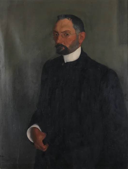 Framed Print : Portrait of Miguel de Unamuno (1864-1936), 1905. Creator: Losada, Manuel (1865-1949) Framed Print : Portrait of Miguel de Unamuno (1864-1936), 1905. Creator: Losada, Manuel (1865-1949)