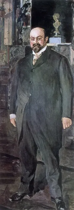 Framed Print : Portrait of Mikhail Abramovich Morozov, 1902. Artist: Valentin Serov Framed Print : Portrait of Mikhail Abramovich Morozov, 1902. Artist: Valentin Serov