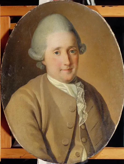 Framed Print : Portrait of Mikhail Gavrilovich Kozhukhov. Artist: Christineck, Carl Ludwig Johann (1732 / 3-1792 / 4) Framed Print : Portrait of Mikhail Gavrilovich Kozhukhov. Artist: Christineck, Carl Ludwig Johann (1732 / 3-1792 / 4)