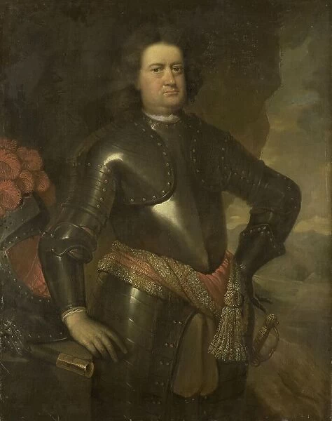 Portrait of a Military Officer, 1670-1728. Creator: Johannes Vollevens I