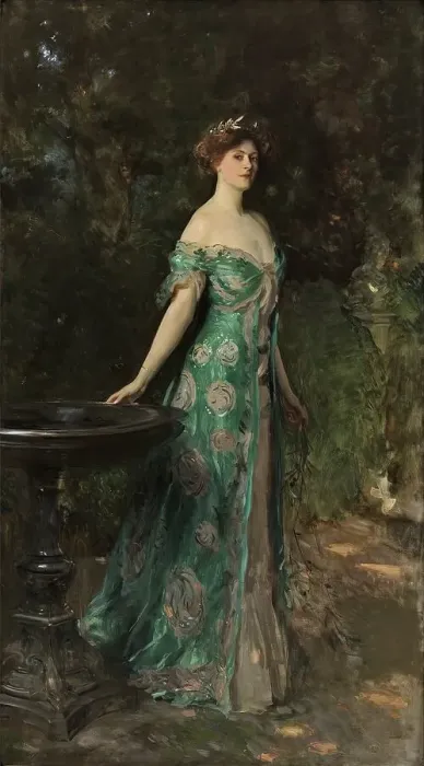 Framed Print : Portrait of Millicent, Duchess of Sutherland, 1904. Creator: John Singer Sargent Framed Print : Portrait of Millicent, Duchess of Sutherland, 1904. Creator: John Singer Sargent