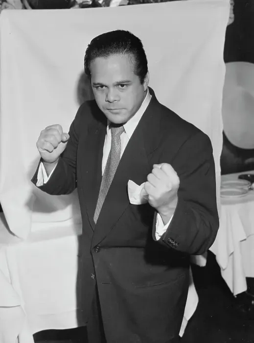 Framed Print : Portrait of Miquelito Valdez, New York, N.Y. 1946. Creator: William Paul Gottlieb