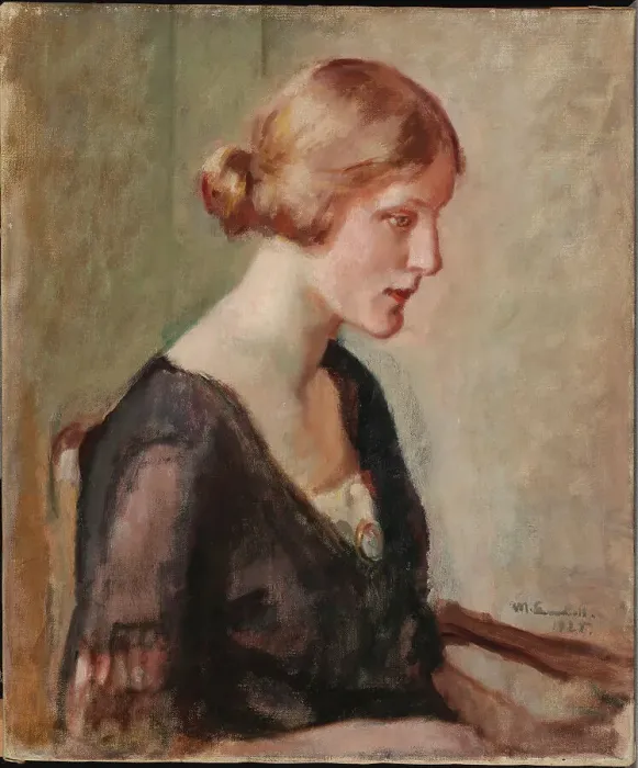Framed Print : Portrait of Miss Barbara Lagerborg, 1925. Creator: Magnus Enckell Framed Print : Portrait of Miss Barbara Lagerborg, 1925. Creator: Magnus Enckell