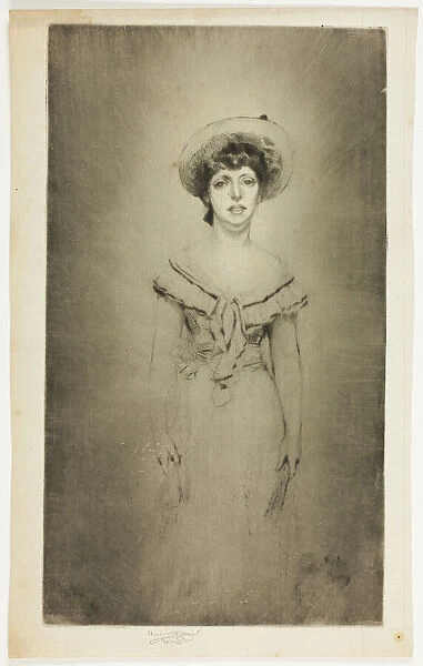 Portrait of Miss Hetty Pettigrew, 1908. Creator: Theodore Roussel