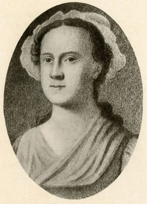 Framed Print : A portrait of Miss Hill of Philadelphia, c1756, (1937). Creator: Unknown Framed Print : A portrait of Miss Hill of Philadelphia, c1756, (1937). Creator: Unknown