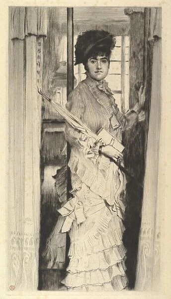 Portrait of Miss L...,or A Door Must Be Either Open or Closed, 1876