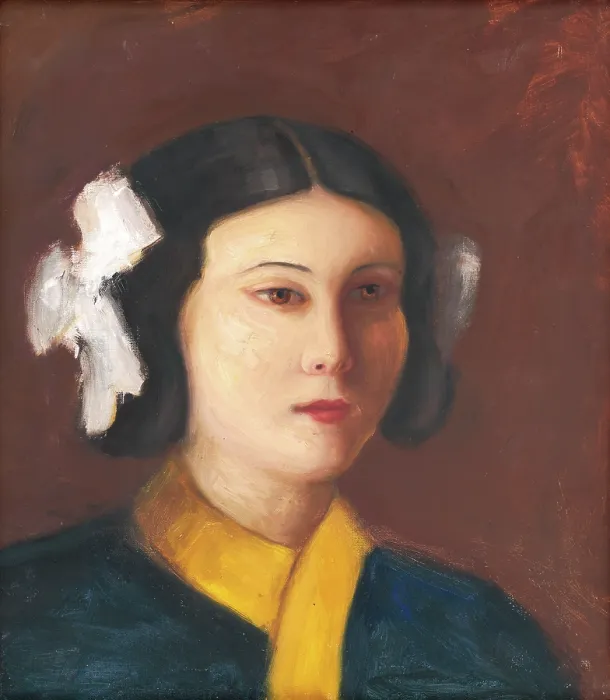 Framed Print : Portrait of Miss Vickova, around 1930. Creator: Stefan Straka Framed Print : Portrait of Miss Vickova, around 1930. Creator: Stefan Straka