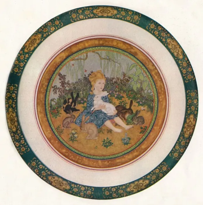 Framed Print : Portrait of Miss Vivian St. George, 1917, (1919). Artist: Edmund Dulac Framed Print : Portrait of Miss Vivian St. George, 1917, (1919). Artist: Edmund Dulac