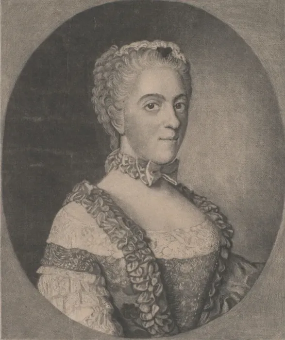 Framed Print : Portrait of Mme. Anne-Henriette de France, 1750. Creator: Francois Xavier Vispre Framed Print : Portrait of Mme. Anne-Henriette de France, 1750. Creator: Francois Xavier Vispre