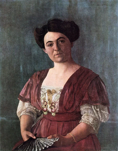 Portrait of Mme Hsen, 1908. Artist: Felix Vallotton