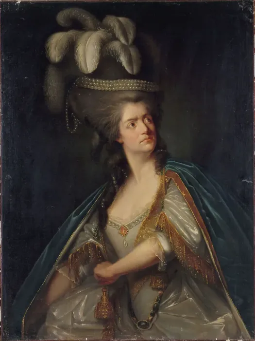 Framed Print : Portrait de Mme Thénard, dite la Grande (1757-1849), sociétaire de la Comédie Française... c1785. Creator: Ecole Francaise. Portrait de Mme Thénard, dite la Grande (1757-1849) Framed Print : Portrait de Mme Thénard, dite la Grande (1757-1849), sociétaire de la Comédie Française... c1785. Creator: Ecole Francaise. Portrait de Mme Thénard, dite la Grande (1757-1849)
