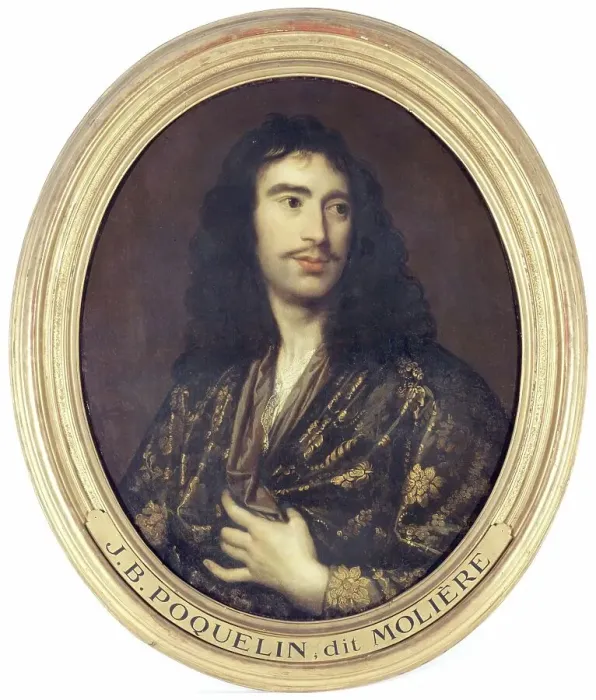 Framed Print : Portrait of Molière (1622-1673), dramatic author and actor, between 1801 and 1900. Creator: Unknown Framed Print : Portrait of Molière (1622-1673), dramatic author and actor, between 1801 and 1900. Creator: Unknown