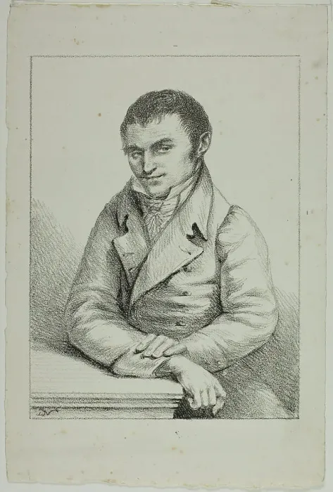 Framed Print : Portrait of Monsieur de Menneval, 1817–20. Creator: Vivant Denon Framed Print : Portrait of Monsieur de Menneval, 1817–20. Creator: Vivant Denon
