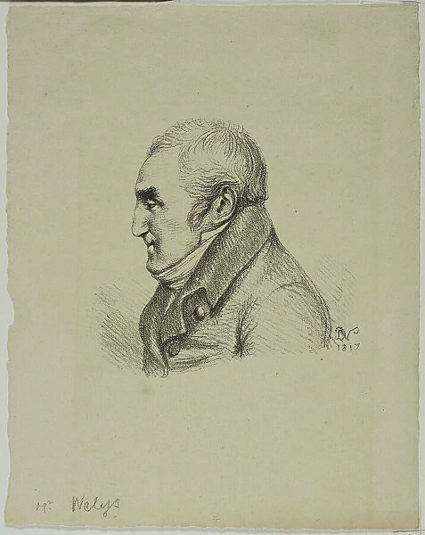 Portrait of Monsieur Nelys in Profile, 1817. Creator: Vivant Denon