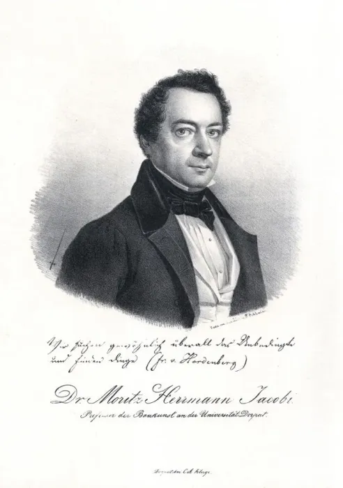 Framed Print : Portrait of Moritz Hermann von Jacobi (1801-1874), 1837. Creator: Hau, Eduard (1807-1887) Framed Print : Portrait of Moritz Hermann von Jacobi (1801-1874), 1837. Creator: Hau, Eduard (1807-1887)