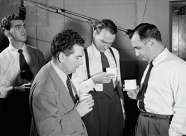 Portrait of Morty Palitz, Jack Hotop, Joe Mooney, and Andy Fitzgerald... N.Y. ca. Dec. 1946. Creator: William Paul Gottlieb