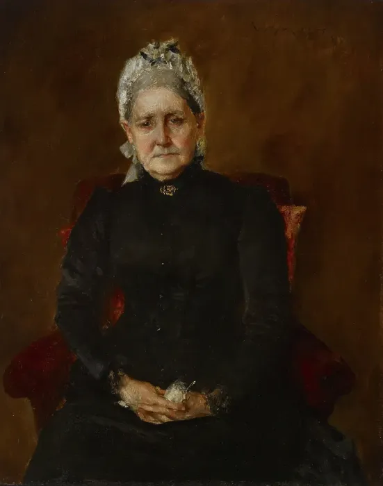 Framed Print : Portrait of My Mother (Sarah Swaim Chase), 1892. Creator: William Merritt Chase Framed Print : Portrait of My Mother (Sarah Swaim Chase), 1892. Creator: William Merritt Chase