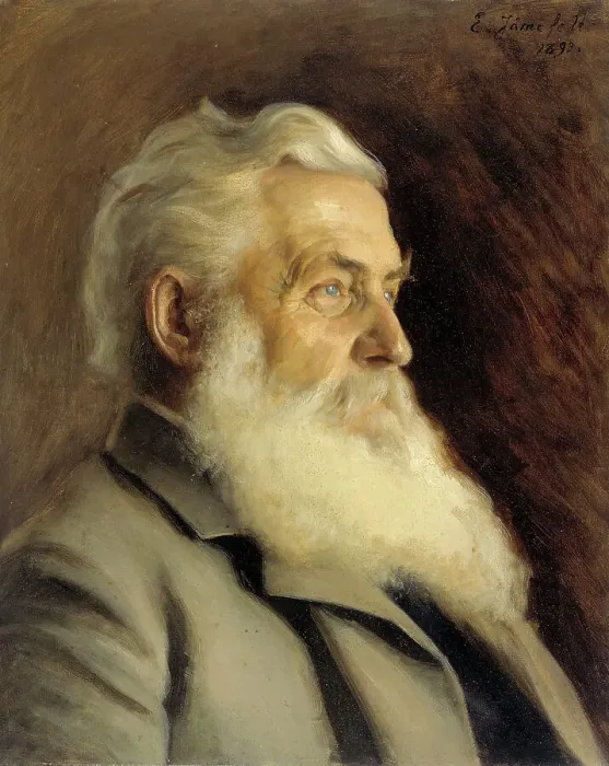 Framed Print : Portrait of Mr. Ahnger, 1893. Creator: Eero Jarnefelt Framed Print : Portrait of Mr. Ahnger, 1893. Creator: Eero Jarnefelt