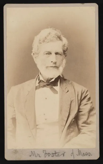 Framed Print : Portrait of Mr. Foster of Massachusetts, Between 1876 and 1880 Framed Print : Portrait of Mr. Foster of Massachusetts, Between 1876 and 1880