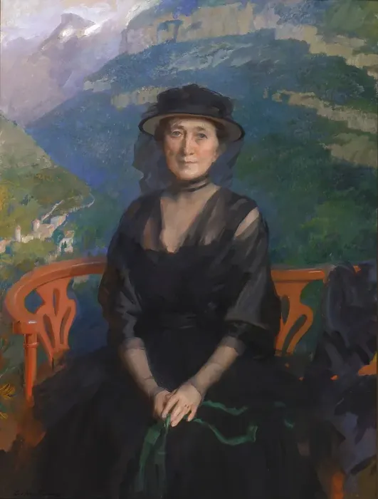 Framed Print : Portrait of Mrs. Addison C. Harris, 1917. Creator: Cecilia Beaux Framed Print : Portrait of Mrs. Addison C. Harris, 1917. Creator: Cecilia Beaux