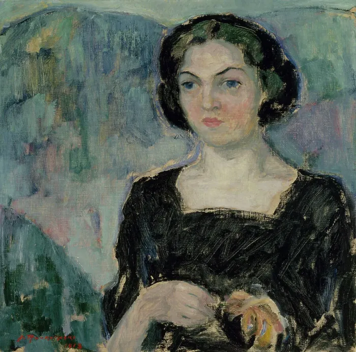 Framed Print : Portrait of Mrs Bertha Stenman, 1913. Creator: Jalmari Ruokokoski Framed Print : Portrait of Mrs Bertha Stenman, 1913. Creator: Jalmari Ruokokoski