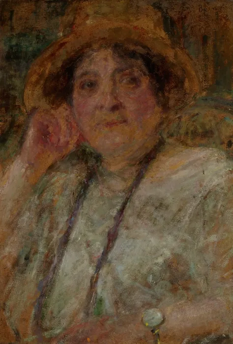 Framed Print : Portrait of Mrs Goscienska, after 1925. Creator: Olga Boznanska Framed Print : Portrait of Mrs Goscienska, after 1925. Creator: Olga Boznanska