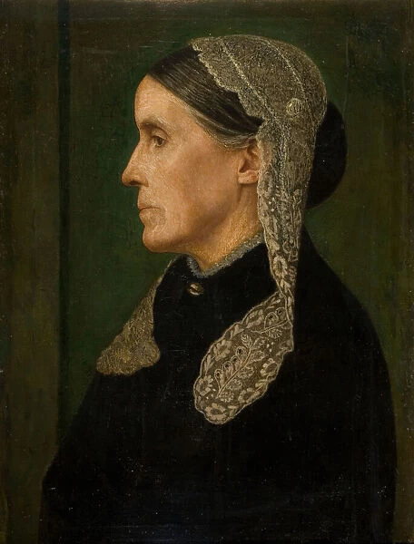 Portrait of Mrs Henry Gaskin (Artists Mother), 1888. Creator: Arthur Joseph Gaskin