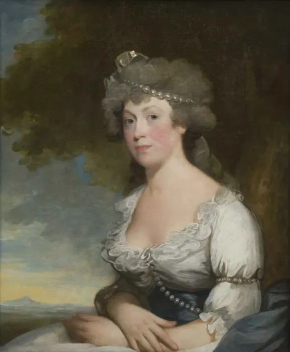 Framed Print : Portrait of Mrs. James Arden, 1794. Creator: Stuart, Gilbert (1755-1828)