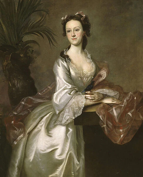 Portrait of Mrs. John Pigott, between 1740 and 1763. Creator: Joseph Blackburn