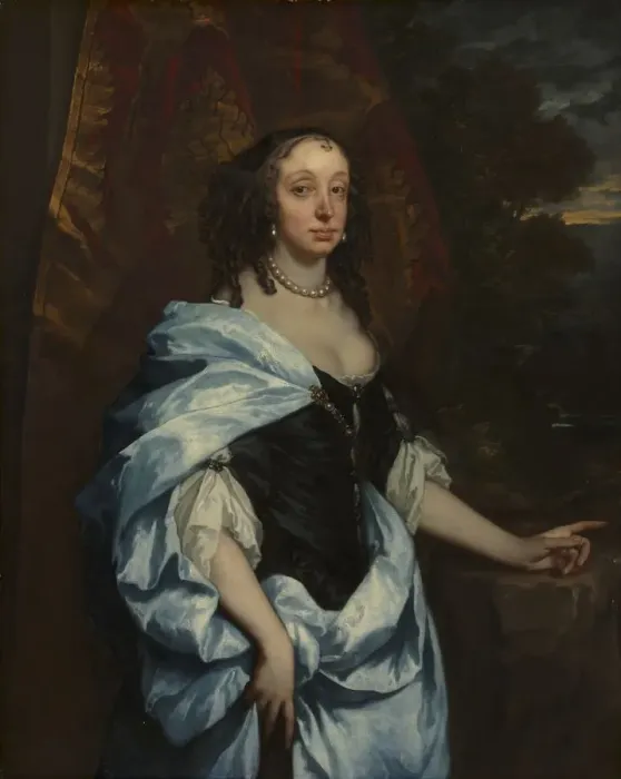 Framed Print : Portrait of Mrs. Leneve, c. 1657. Creator: Peter Lely (British, 1618-1680) Framed Print : Portrait of Mrs. Leneve, c. 1657. Creator: Peter Lely (British, 1618-1680)