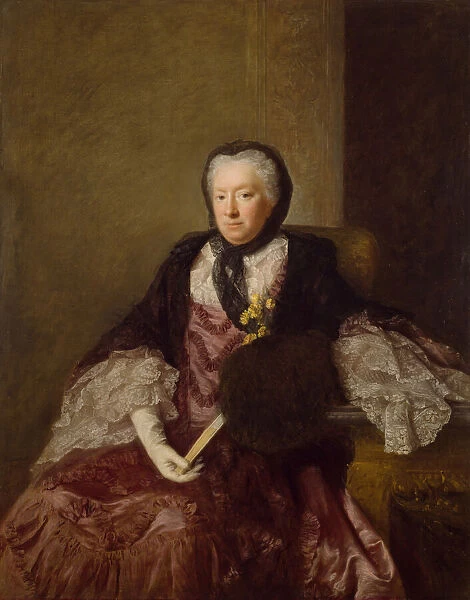 Portrait of Mrs Mary Martin, 1761. Creator: Allan Ramsay